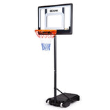 NNEMB Adjustable Basketball Stand System Kids Hoop Portable Height Rim Ring