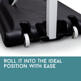 NNEMB Portable Basketball Hoop Stand System Height Adjustable Net Ring Kids