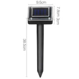 NNEDSZ Gardeon Powered Snake Repeller 20X Multi Pulse Ultrasonic Solar Pest Repellent