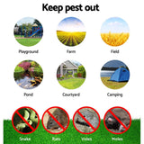 NNEDSZ 4X Solar LED Snake Repeller Pulse Plus Ultrasonic Pest Rodent Repellent
