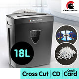 NNEDPE Centurion 18L 7 Sheet Paper CD Credit Card Shredder