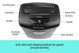 NNEDPE Centurion 21L 10 Sheets Paper Shredder