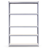 NNEDPE 5 Shelf Storage Rack Galvanized Steel - 180x120cm