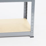 NNEDPE 5 Shelf Storage Rack Galvanized Steel - 180x120cm