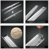 NNEDSZ 800mm Stainless Steel Insert Shower Grate