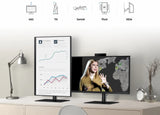 NNEKG Samsung 24 S4 Full HD IPS Freesync Monitor with Webcam (LS24A400VEEXXY)
