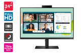 NNEKG Samsung 24 S4 Full HD IPS Freesync Monitor with Webcam (LS24A400VEEXXY)