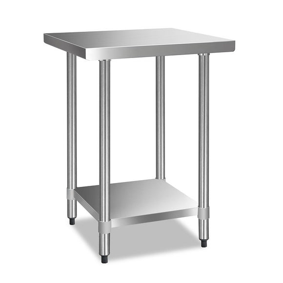 NNEDSZ 610 x 610m Commercial Stainless Steel Kitchen Bench