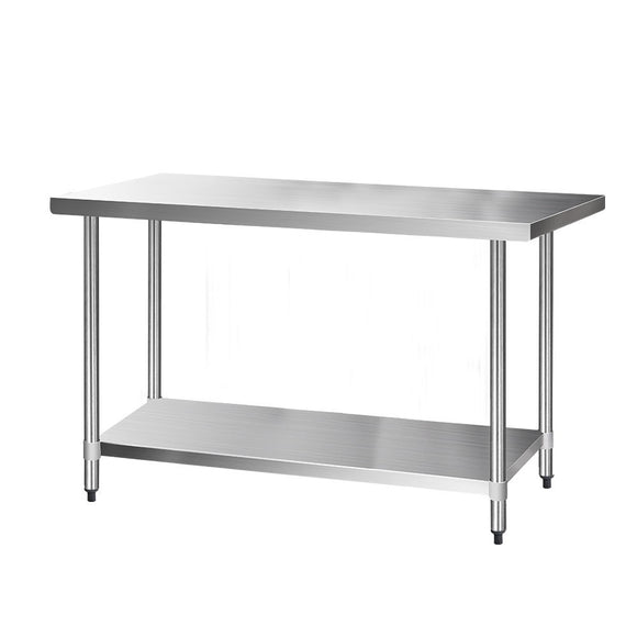NNEDSZ 1524 x 762mm Commercial Stainless Steel Kitchen Bench