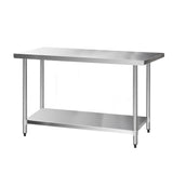 NNEDSZ 1524 x 762mm Commercial Stainless Steel Kitchen Bench
