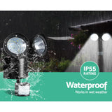 NNEDSZ 22 LED Solar Powered Dual Light Security Motion Sensor Flood Lamp Outdoor