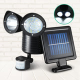 NNEDSZ 22 LED Solar Powered Dual Light Security Motion Sensor Flood Lamp Outdoor