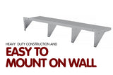 NNEDPE 2134x356mm Stainless Wall Mounted Shelf