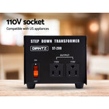 NNEDSZ 200 Watt Step Down Transformer