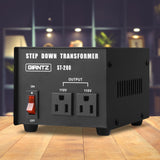 NNEDSZ 200 Watt Step Down Transformer