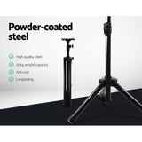 NNEDSZ Set of 2 Adjustable 120CM Speaker Stand - Black