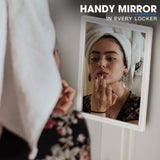 NNEMB 6 Door Metal Storage Cabinet Lockers for Gym Office-Black and Grey