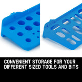 NNEMB 44 Part Storage Bin Rack Wall Mounted Tool Organiser Box Shelving