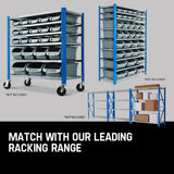 NNEMB 44 Part Storage Bin Rack Wall Mounted Tool Organiser Box Shelving