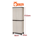 NNEMB Lockable Outdoor Storage Cabinet-Cupboard Garage Carport Shed