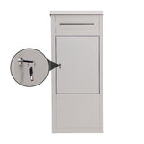 NNEMB Parcel Letter box Letterbox Mail Post with Mailbox For Packages Large Drop Home
