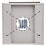 NNEMB Parcel Letter box Letterbox Mail Post with Mailbox For Packages Large Drop Home