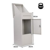 NNEMB Parcel Letter box Letterbox Mail Post with Mailbox For Packages Large Drop Home