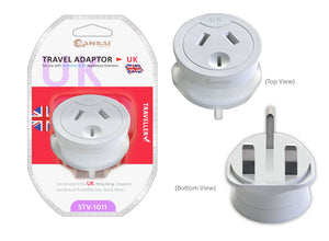 NNEKG Sansai Travel Adapter UK Asia Middle East & Africa (STV 1011)