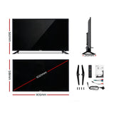 NNEDSZ TV 40 Inch LED TV 402K Full HD LCD Slim Screen Netflix Dolby