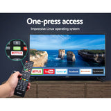 NNEDSZ TV 40 Inch LED TV 402K Full HD LCD Slim Screen Netflix Dolby