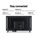 NNEDSZ TV 40 Inch LED TV 402K Full HD LCD Slim Screen Netflix Dolby
