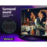 NNEDSZ TV 40 Inch LED TV 402K Full HD LCD Slim Screen Netflix Dolby