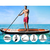 NNEDSZ 11FT Stand Up Paddle Board Inflatable SUP Surfborads 15CM Thick