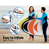 NNEDSZ 11FT Stand Up Paddle Board Inflatable SUP Surfborads 15CM Thick