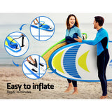 NNEDSZ 11FT Stand Up Paddle Board Inflatable SUP Surfborads 15CM Thick
