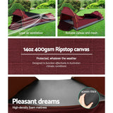 NNEDSZ Biker Swag Camping Tent Single Canvas Swags Biking Hiking Beach