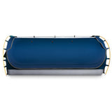 NNEDSZ Double Swag Camping Swags Canvas Free Standing Dome Tent Dark Blue