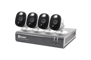 NNEKG 4 Channel DVR with 4 x 1080p Full HD Security Cameras System Official Refurbished