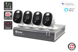 NNEKG 4 Channel DVR with 4 x 1080p Full HD Security Cameras System Official Refurbished