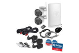 NNEKG 4 Channel Wi Fi NVR with 2 x 1080P HD Security Cameras System