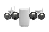 NNEKG 4 Channel Wi Fi NVR with 4 x 1080P HD Security Cameras System