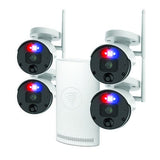 NNEKG SecureAlert 4 Channel Wi Fi NVR with 4 x 4K Ultra HD Security Cameras System