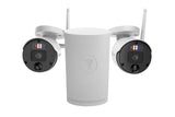 NNEKG SecureAlert 4 Channel Wi Fi NVR with 2 x 4K Ultra HD Security Cameras System