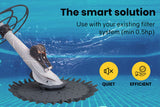 NNEMB Automatic Swimming Pool Cleaner Vacuum-10M Hose-Bonus Diaphram-White