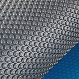 NNEMB 400 Micron 11x5m Solar Thermal Blanket Swimming Pool Cover-Blue and Silver
