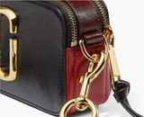 NNEKG Marc Jacobs Womens Snapshot Handbag (Black Red)