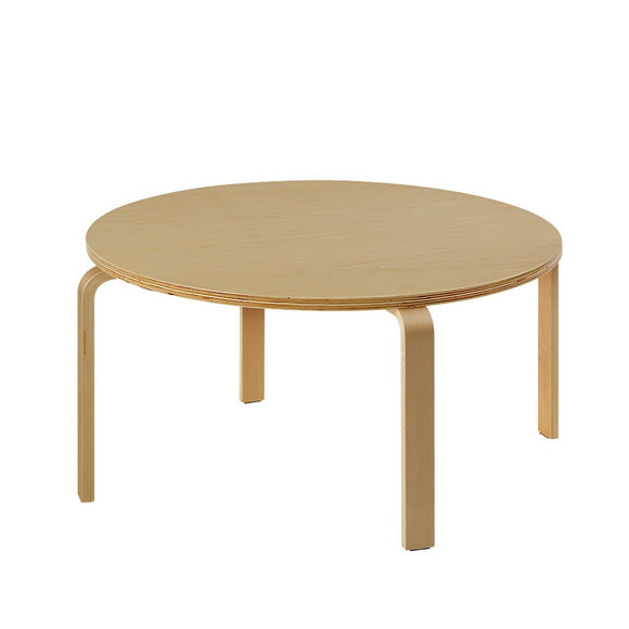 NNEDSZ Coffee Table Round Side End Tables Bedside Furniture Wooden 90CM