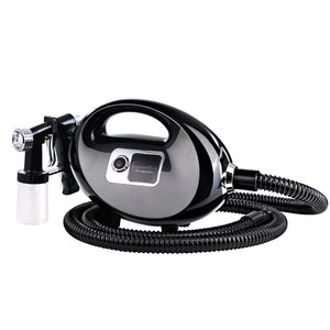 NNEDSZ Professional Spray Tan Machine Sunless Tanning Gun Kit HVLP System Black