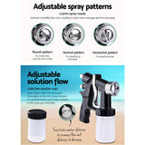 NNEDSZ Professional Spray Tan Machine Sunless Tanning Gun Kit HVLP System Black