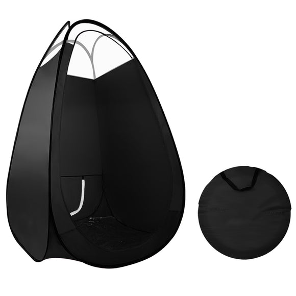 NNEDSZ Portable Pop Up Tanning Tent - Black